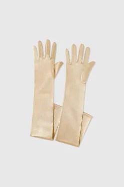 BABEYOND Evening Gloves|21.6 Elbow Length Satin Flapper Gloves