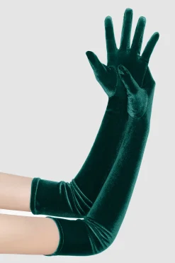 BABEYOND Evening Gloves|21.6 Elbow Length Velvet Stretchy Gloves