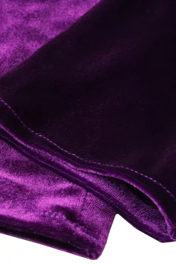 BABEYOND Evening Gloves|21.6 Elbow Length Velvet Stretchy Gloves