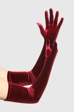 BABEYOND Evening Gloves|21.6 Elbow Length Velvet Stretchy Gloves