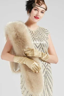 BABEYOND Shawls & Scarves|53.9 Faux Fur Shoulder Collar Scarf