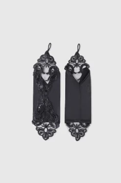 BABEYOND Evening Gloves|11.7 Finger Loop Lace Flapper Gloves