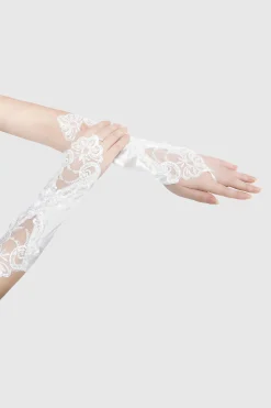BABEYOND Evening Gloves|11.7 Finger Loop Lace Flapper Gloves