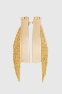 BABEYOND Evening Gloves|19.7 Fringe Fingerless Flapper Gloves