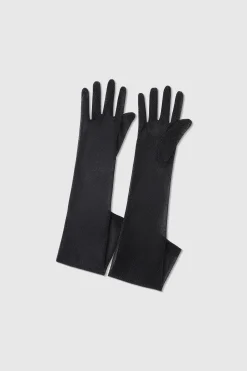 BABEYOND Evening Gloves|20.5 Glitter Mesh Elbow Length Gloves