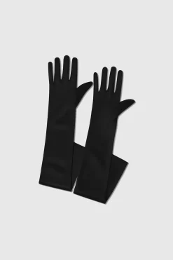 BABEYOND Evening Gloves|21.6 Long Satin Stretchy Flapper Gloves