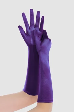BABEYOND Evening Gloves|15 Long Stretchy Satin Flapper Gloves
