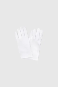 BABEYOND Evening Gloves|8.6 Short Satin Wrist Length Gloves