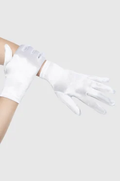 BABEYOND Evening Gloves|8.6 Short Satin Wrist Length Gloves