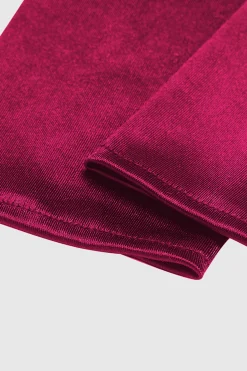 BABEYOND Evening Gloves|8.6 Short Satin Wrist Length Gloves