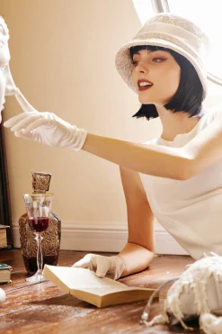 BABEYOND Evening Gloves|8.6 Short Satin Wrist Length Gloves