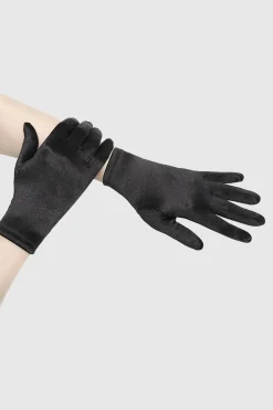 BABEYOND Evening Gloves|8.6 Short Satin Wrist Length Gloves