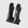 BABEYOND Evening Gloves|18.9 Stretchy Leather Opera Gloves Black