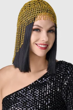 BABEYOND Headpieces & Fascinators|Antique Starry Crystal Cap Headpiece
