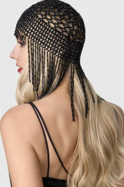 BABEYOND Headpieces & Fascinators|Antique Starry Crystal Cap Headpiece