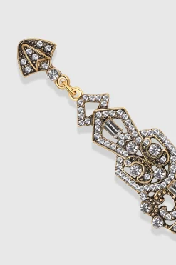 BABEYOND Jewelry|Antique Vintage Crystal Studded Earrings