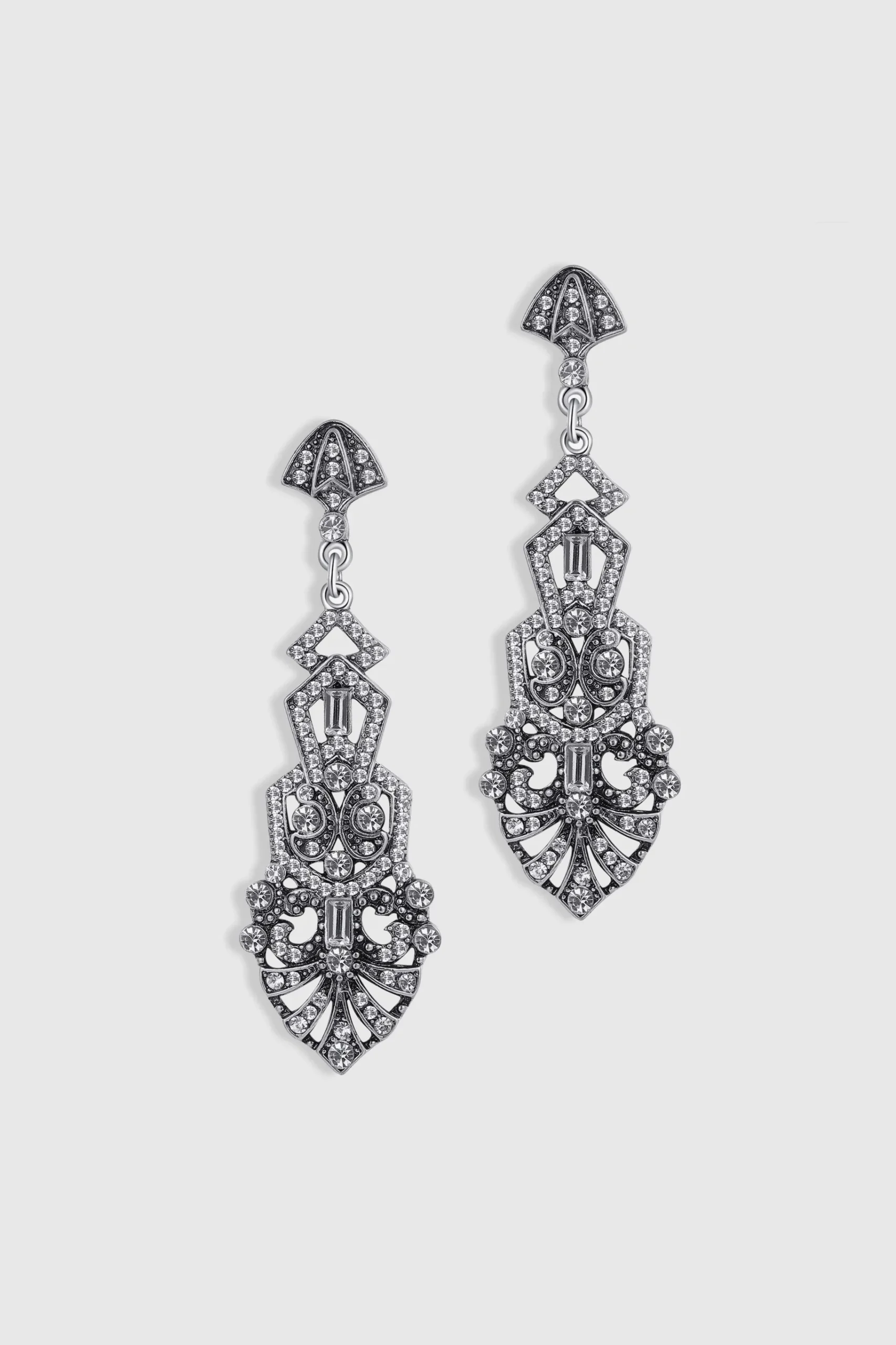 BABEYOND Jewelry|Antique Vintage Crystal Studded Earrings