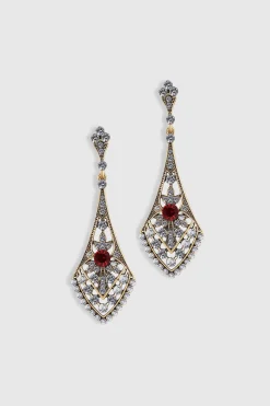 BABEYOND Jewelry|Art Deco Crystal Studded Earrings