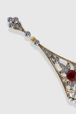 BABEYOND Jewelry|Art Deco Crystal Studded Earrings