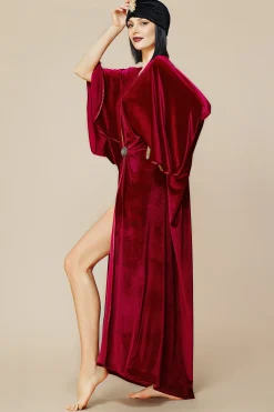 BABEYOND Dresses|Batwing Sleeve Art Deco Robe Dress