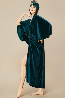 BABEYOND Dresses|Batwing Sleeve Art Deco Robe Dress