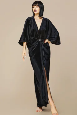 BABEYOND Dresses|Batwing Sleeve Art Deco Robe Dress