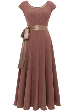 BABEYOND Dresses|Cape Sleeve Square Neck A-Line Formal Dress