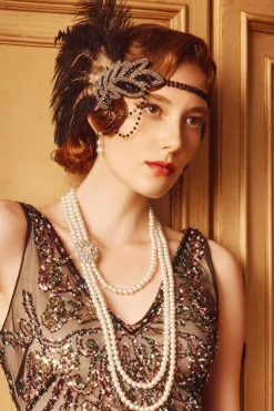 BABEYOND Headpieces & Fascinators|Carnival Beaded Feather Headdress