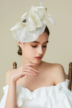 BABEYOND Headpieces & Fascinators|Classic Elegant Pillbox Fascinator