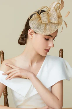 BABEYOND Headpieces & Fascinators|Classic Elegant Pillbox Fascinator