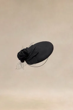 BABEYOND Headpieces & Fascinators|Classic Pillbox Flower Mesh Fascinator