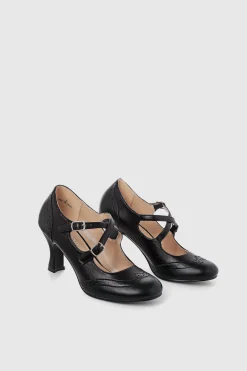BABEYOND Shoes|Closed Toe Ankle Cross Strap Shoes