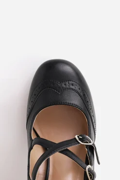 BABEYOND Shoes|Closed Toe Ankle Cross Strap Shoes