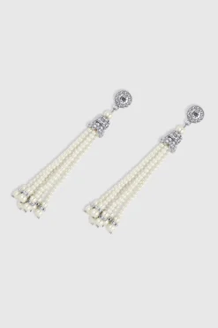 BABEYOND Jewelry|Delicate Vintage Tassel Pearl Earrings