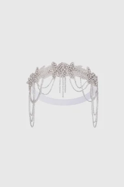 BABEYOND Headpieces & Fascinators|Embellished Rhinestone Chain Headband