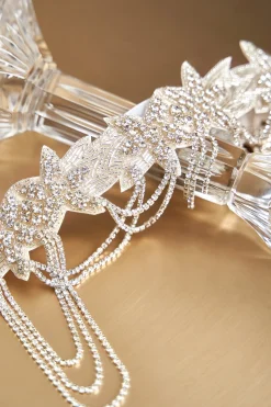 BABEYOND Headpieces & Fascinators|Embellished Rhinestone Chain Headband