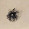 BABEYOND Headpieces & Fascinators|Embellished Rhinestone Fluffy Veil Fascinator Black/Gold