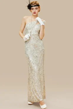 BABEYOND Dresses|Embellished Sequin Asymmetric Dress