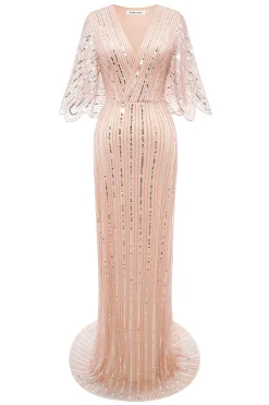 BABEYOND Dresses|Embellished Sequin Evening Gown