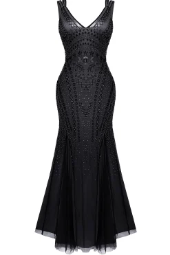 BABEYOND Dresses|Embroide Sequin Two Strap Mermaid Dress