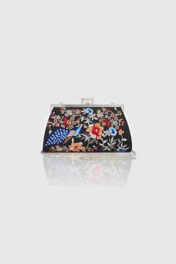 BABEYOND Handbags|Embroidered Peacock Clutch Handbag