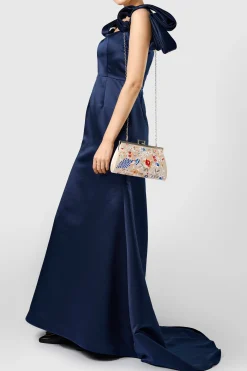 BABEYOND Handbags|Embroidered Peacock Clutch Handbag