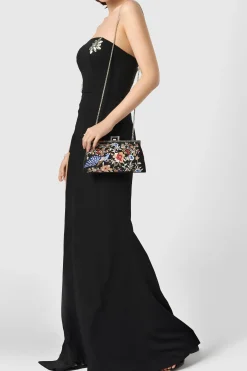 BABEYOND Handbags|Embroidered Peacock Clutch Handbag