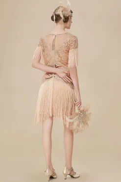 BABEYOND Dresses|Flapper Fringed Sleeves Dress