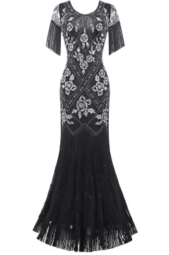 BABEYOND Dresses|Flowery Multi-Layer Maxi Mermaid Dress
