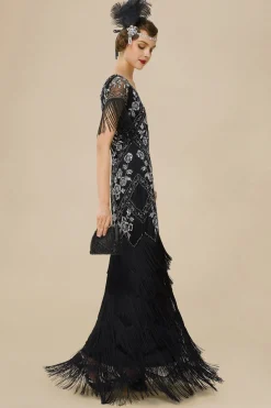 BABEYOND Dresses|Flowery Multi-Layer Maxi Mermaid Dress