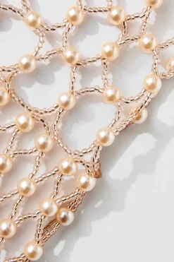 BABEYOND Headpieces & Fascinators|Fully Beaded Pearl Flapper Tassel Cap