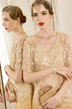 BABEYOND Handbags|Gatsby Themed Crystal Evening Clutch