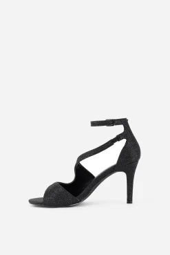 BABEYOND Shoes|Glitter Open Toe Retro High Heels