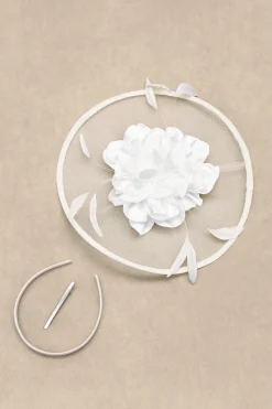 BABEYOND Headpieces & Fascinators|Irregular Brim Floral Feather Fascinator